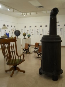 Installation view of Legacy of Learning, 2012